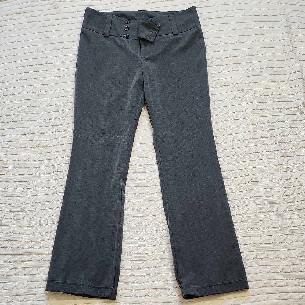 Chic Alloy Charcoal Trousers
